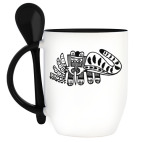 Кружка с ложкой