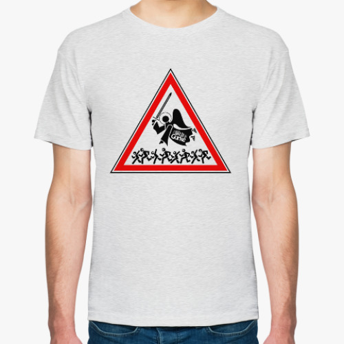 Футболка с принтом Страшный суд