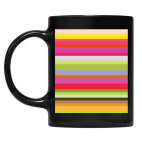 Кружка цветная UV-DTF