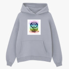 Толстовка худи оверсайз