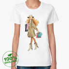 Женская футболка органик