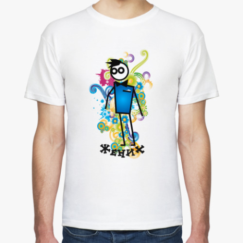 Футболка с принтом Жених