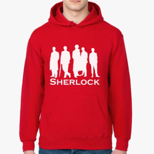 Толстовка худи с принтом Шерлок(Sherlock)