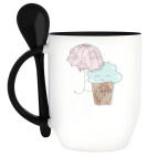 Кружка с ложкой