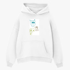 Толстовка худи оверсайз