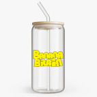 Банка с бамбуковой крышкой