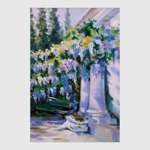 Постер с принтом Глициния