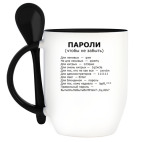 Кружка с ложкой