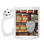 Кружка с футбольным мячиком