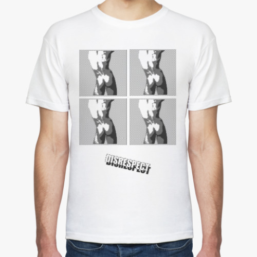 Футболка с принтом Disrespect