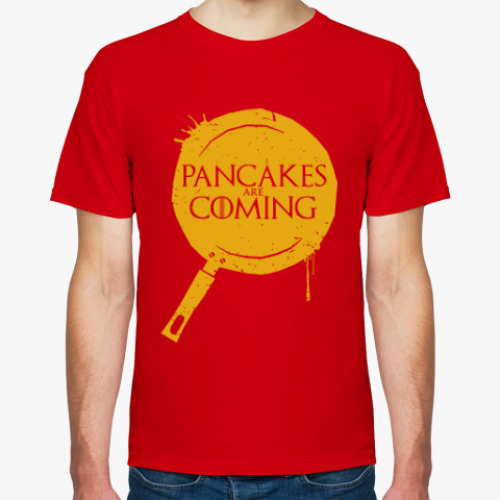 Футболка с принтом Скоро блины
