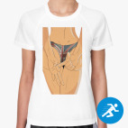 Женская спортивная футболка