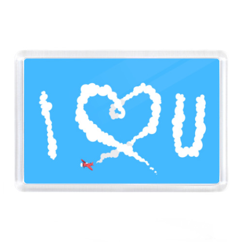 Магнит I love you