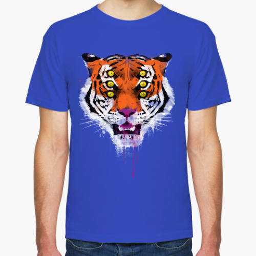 Футболка с принтом Тигр