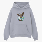 Толстовка худи оверсайз