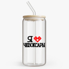 Банка с бамбуковой крышкой