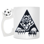 Кружка с футбольным мячиком