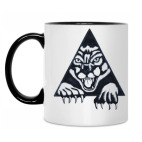 Кружка двухцветная