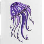 Фиолетовая медуза