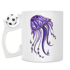 Кружка с футбольным мячиком