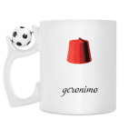 Кружка с футбольным мячиком