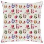 девушка и розы паттерн