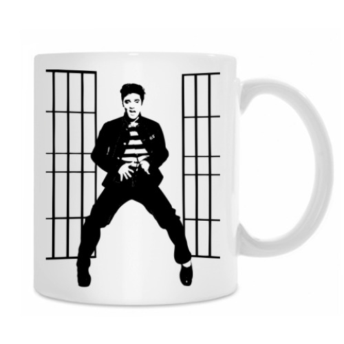 Кружка с принтом Elvis