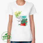 Женская футболка органик