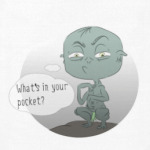 Что у него в кармашке?