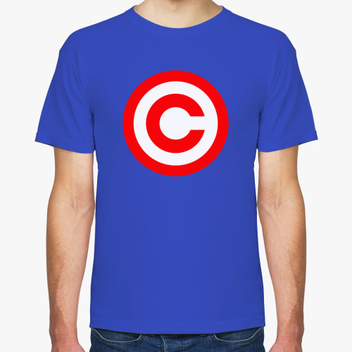 Футболка с принтом Copyright