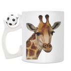 Кружка с футбольным мячиком