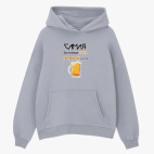 Толстовка худи оверсайз