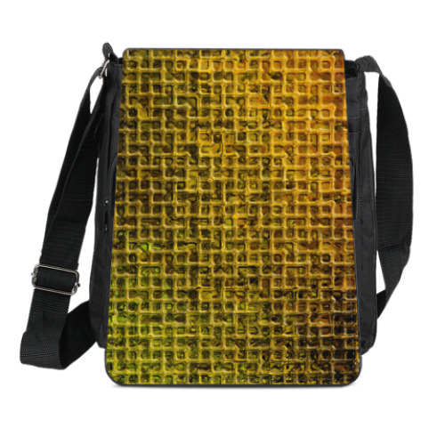 Сумка-планшет с принтом Текстура