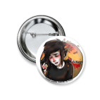 Значок 37 мм Сентябрь горит