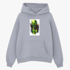 Толстовка худи оверсайз