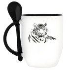 Кружка с ложкой