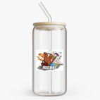 Банка с бамбуковой крышкой