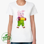 Женская футболка органик