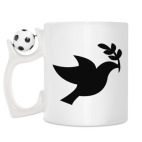 Кружка с футбольным мячиком