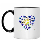 Кружка двухцветная