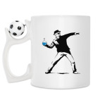 Кружка с футбольным мячиком