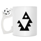 Кружка с футбольным мячиком