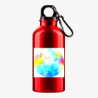 Металлическая бутылка 400 мл UV-DTF