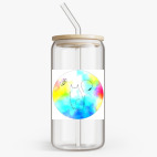 Банка с бамбуковой крышкой