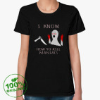 Женская футболка органик