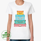 Женская футболка органик