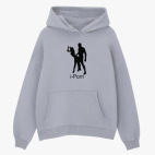 Толстовка худи оверсайз