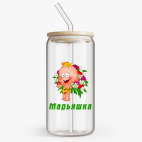 Банка с бамбуковой крышкой