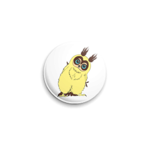 Значок 25мм Nyan Owl