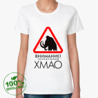 Женская футболка органик